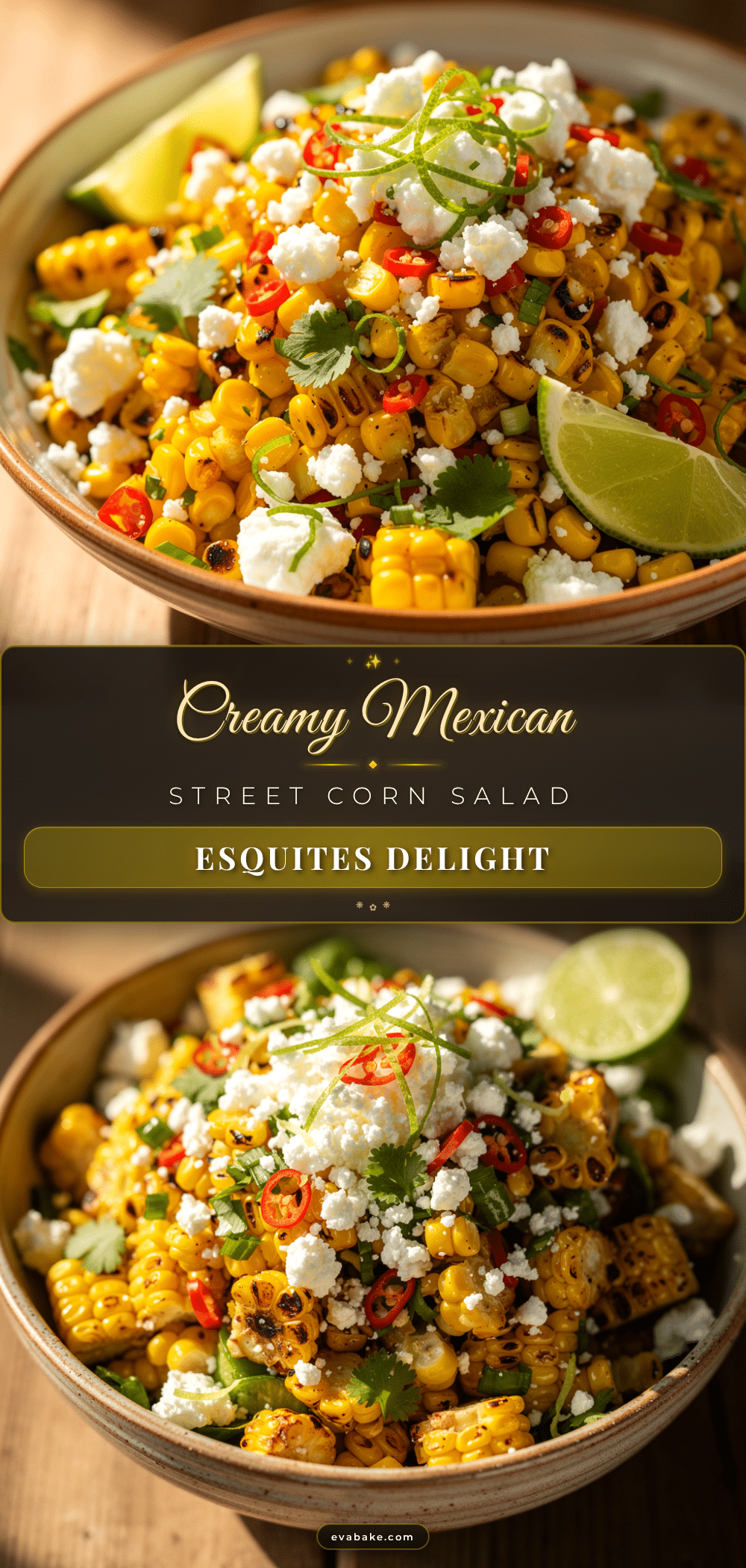 creamy mexican street corn salad recipe