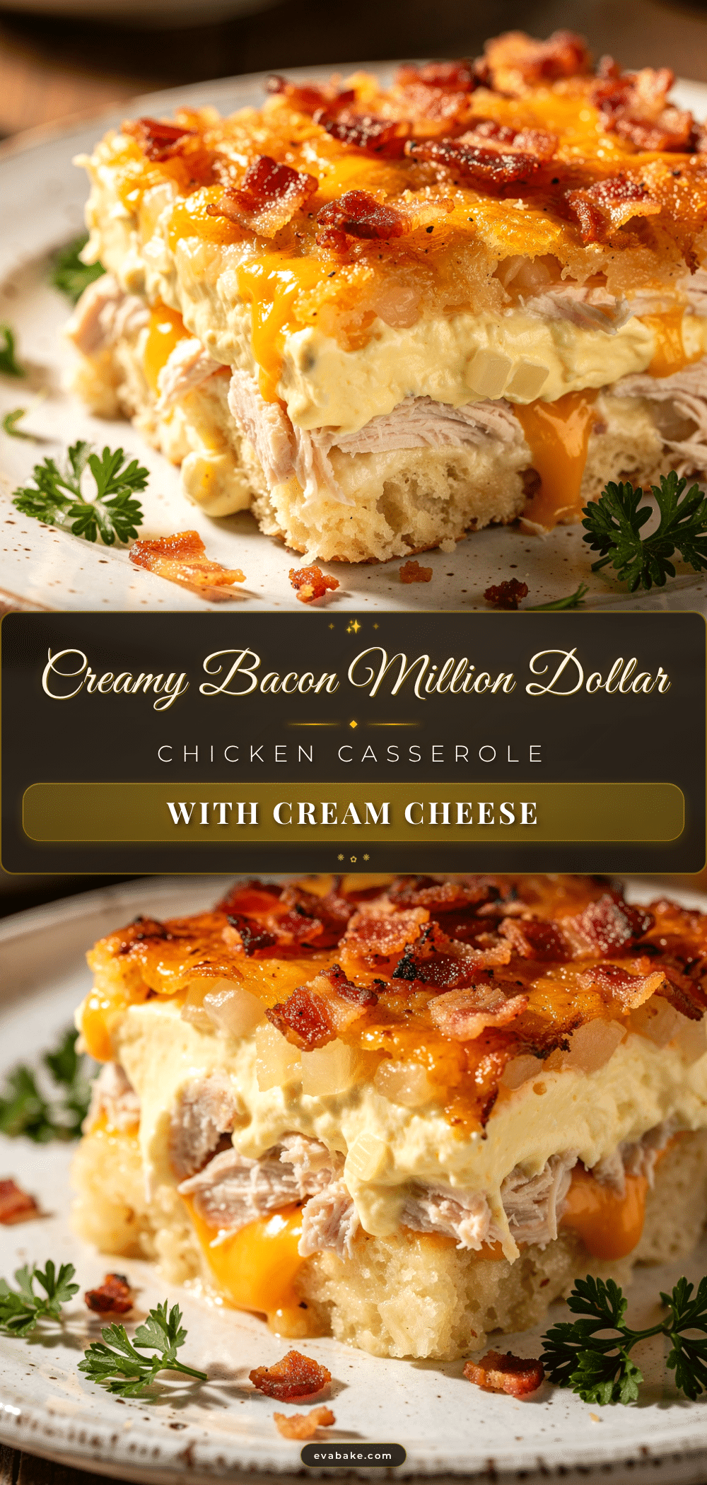 creamy million dollar chicken casserole recipe