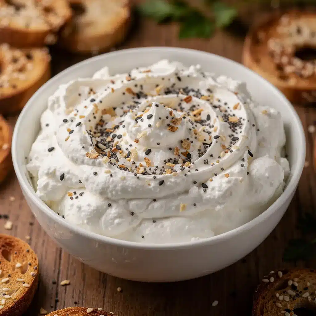 creamy whipped cottage cheese dip preparation steps