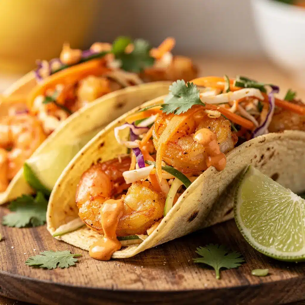 crispy bang bang shrimp tacos preparation steps