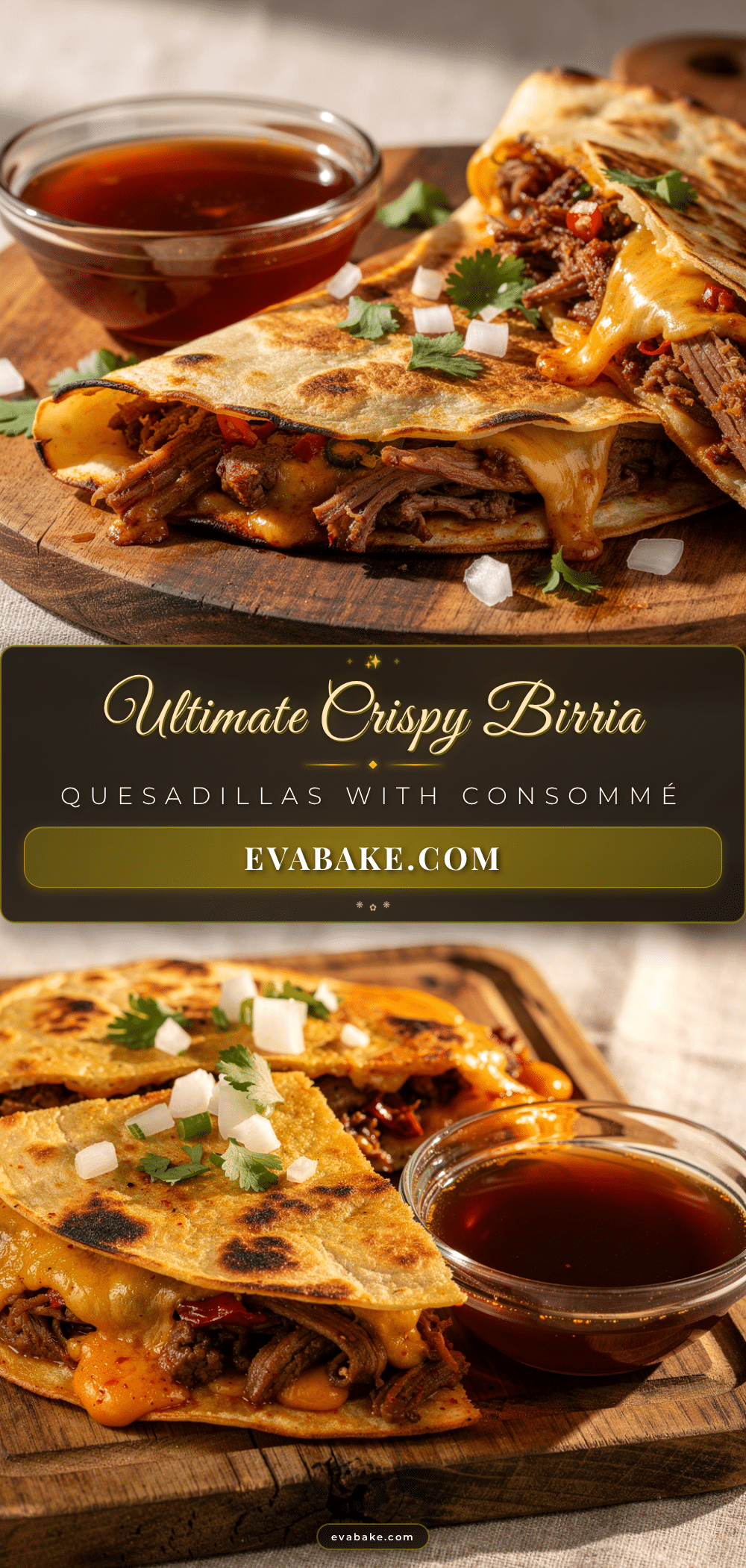 crispy birria quesadillas recipe
