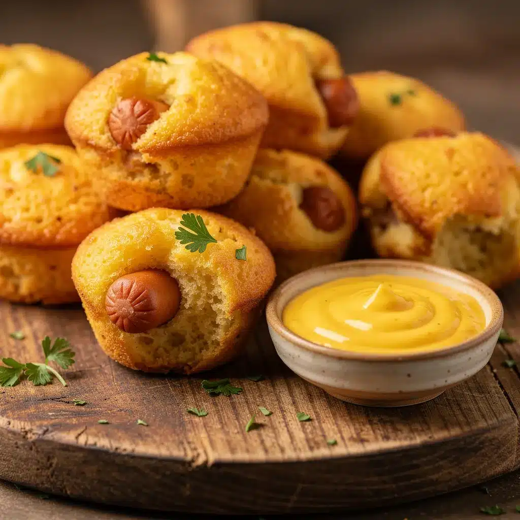 crispy mini corn dog muffins preparation steps
