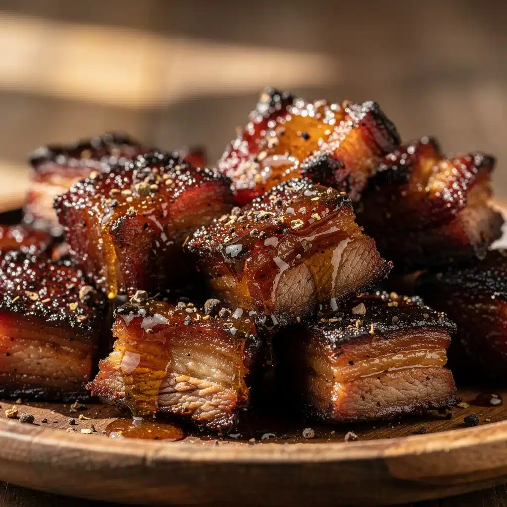 crispy smoked pork belly burnt ends - featured image