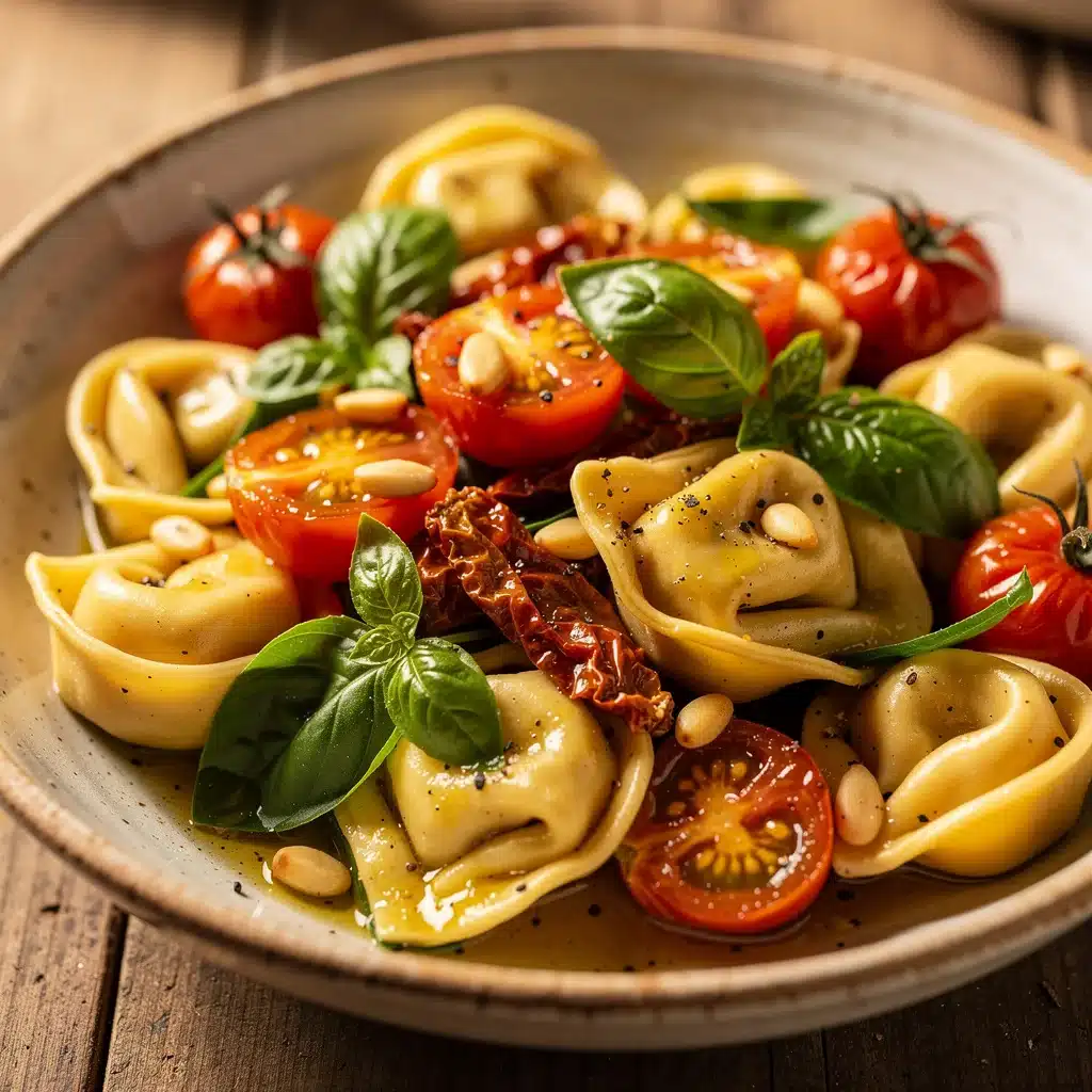 Fresh Tuscan Tortellini Pasta Salad - featured image