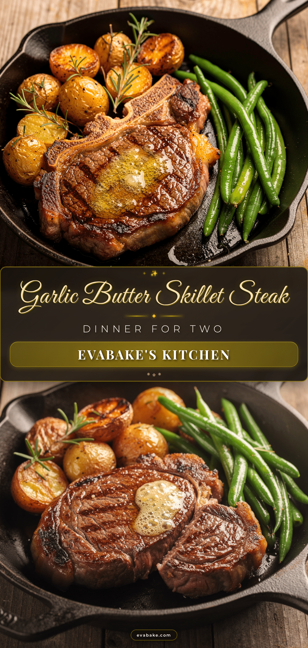 garlic butter skillet steak recipe