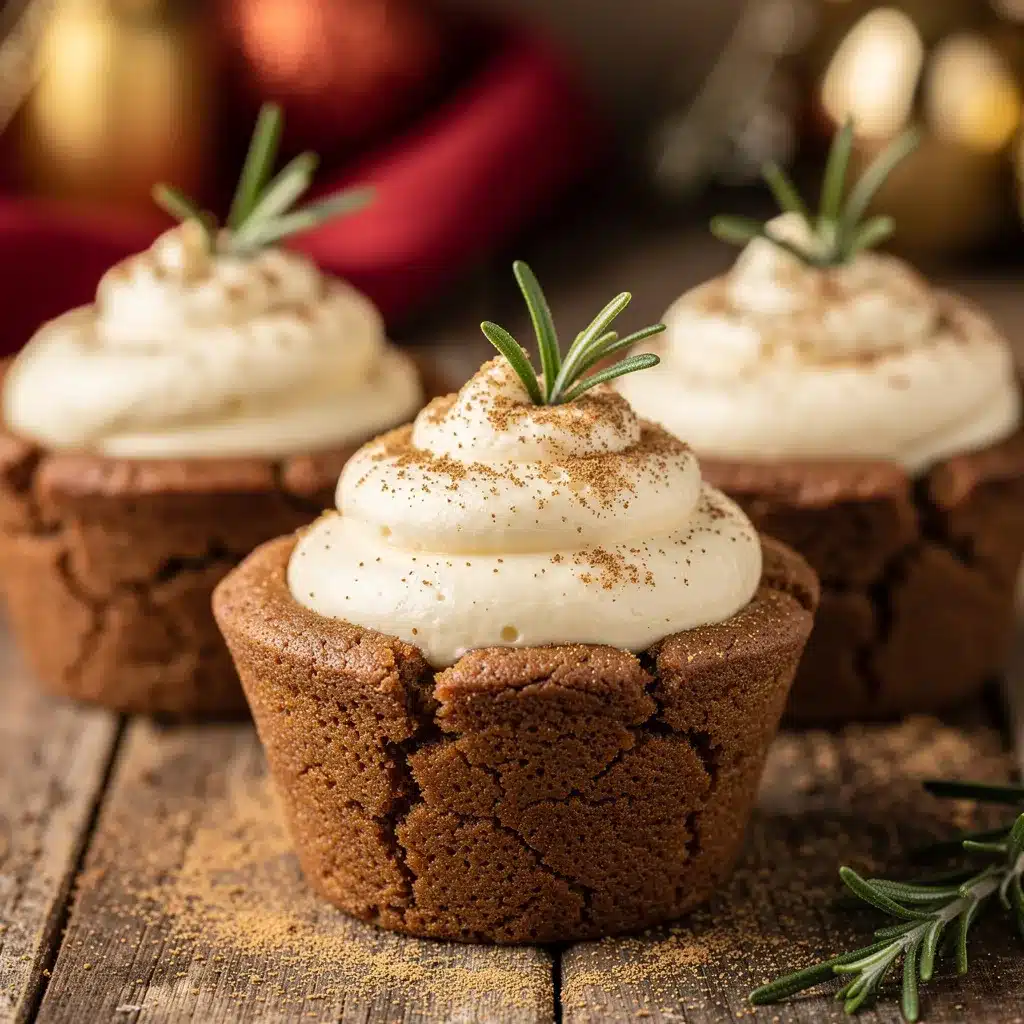 gingerbread cookie cups preparation steps