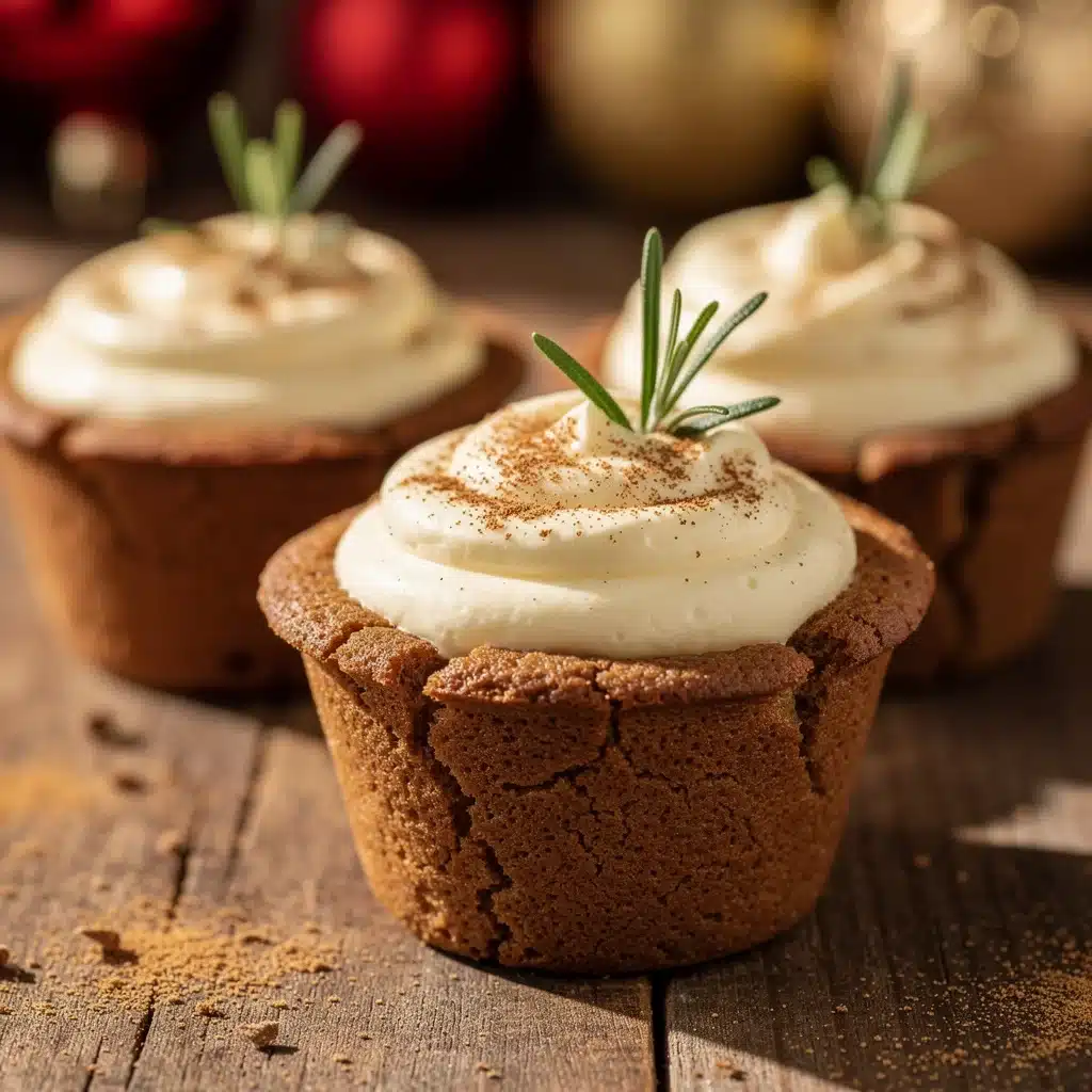 gingerbread cookie cups - featured image