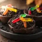 graveyard dirt pudding cups - featured image