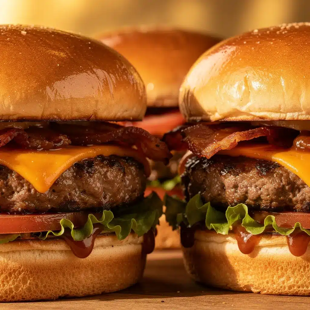 grilled bbq bacon cheeseburger sliders preparation steps