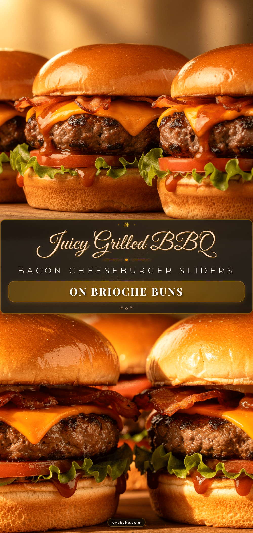 grilled bbq bacon cheeseburger sliders recipe