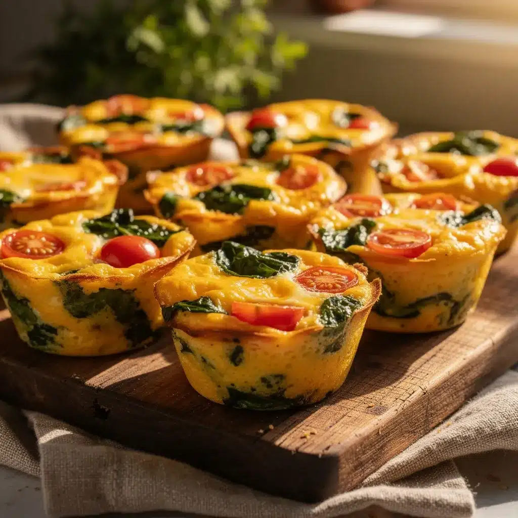 mini muffin tin egg cups preparation steps