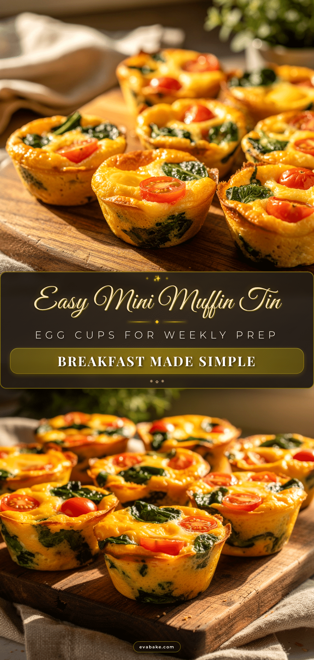 mini muffin tin egg cups recipe