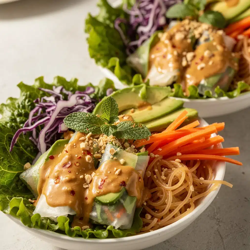 no-cook summer roll bowls - featured image