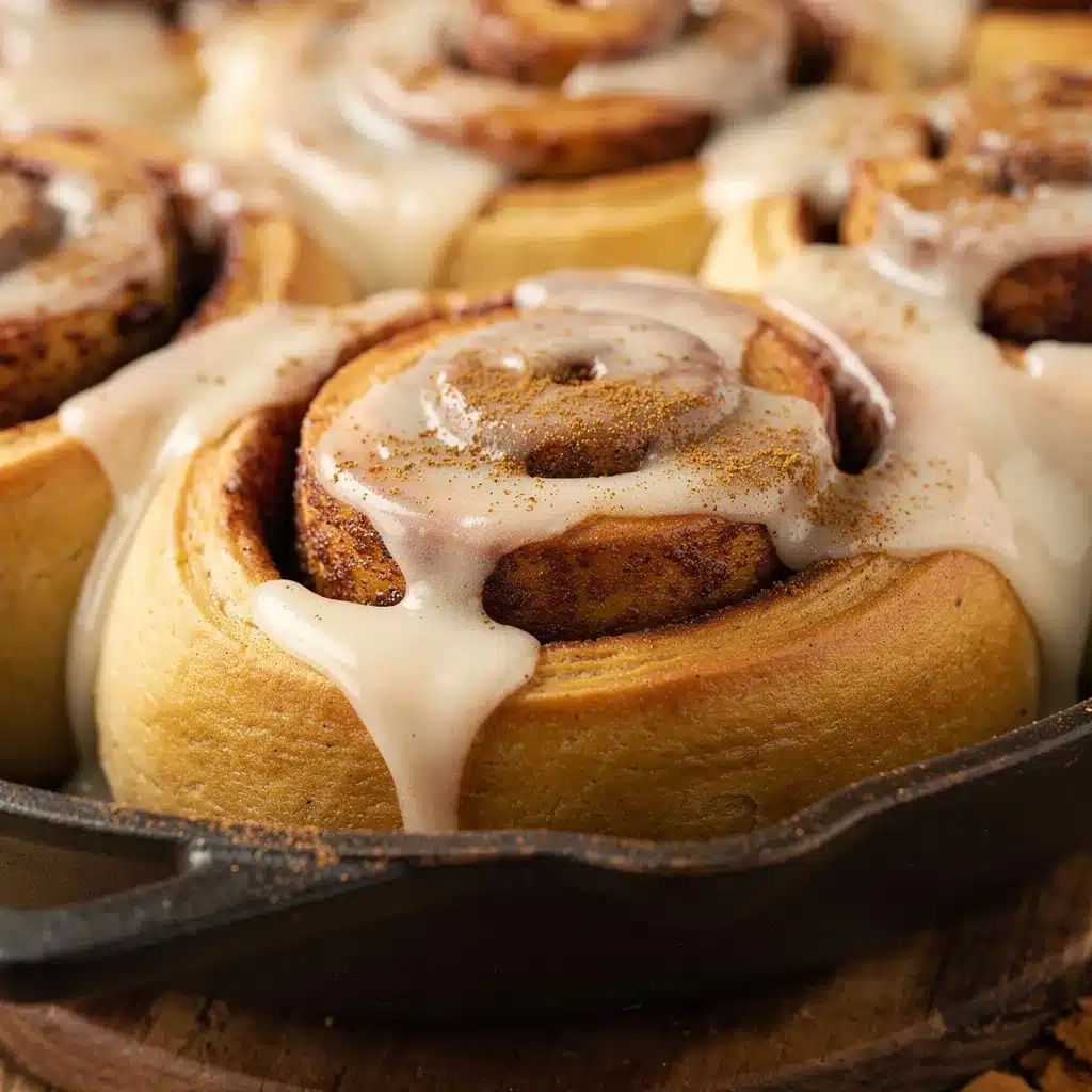 pumpkin spice cinnamon roll bake preparation steps