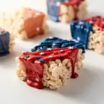 star-spangled Rice Krispie treats - featured image