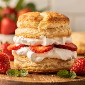 strawberry shortcake biscuits - featured image