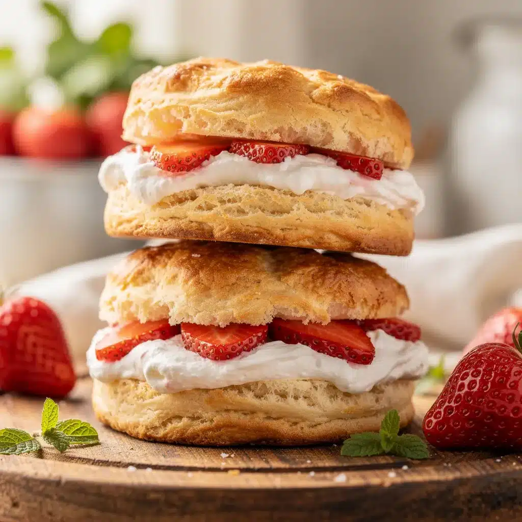 strawberry shortcake biscuits preparation steps
