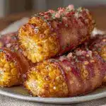 bacon-wrapped grilled corn - featured image