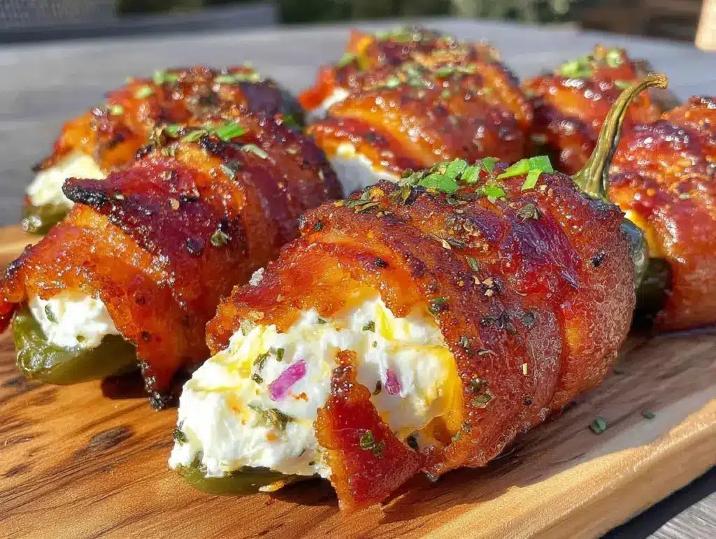 bacon-wrapped jalapeño poppers - featured image