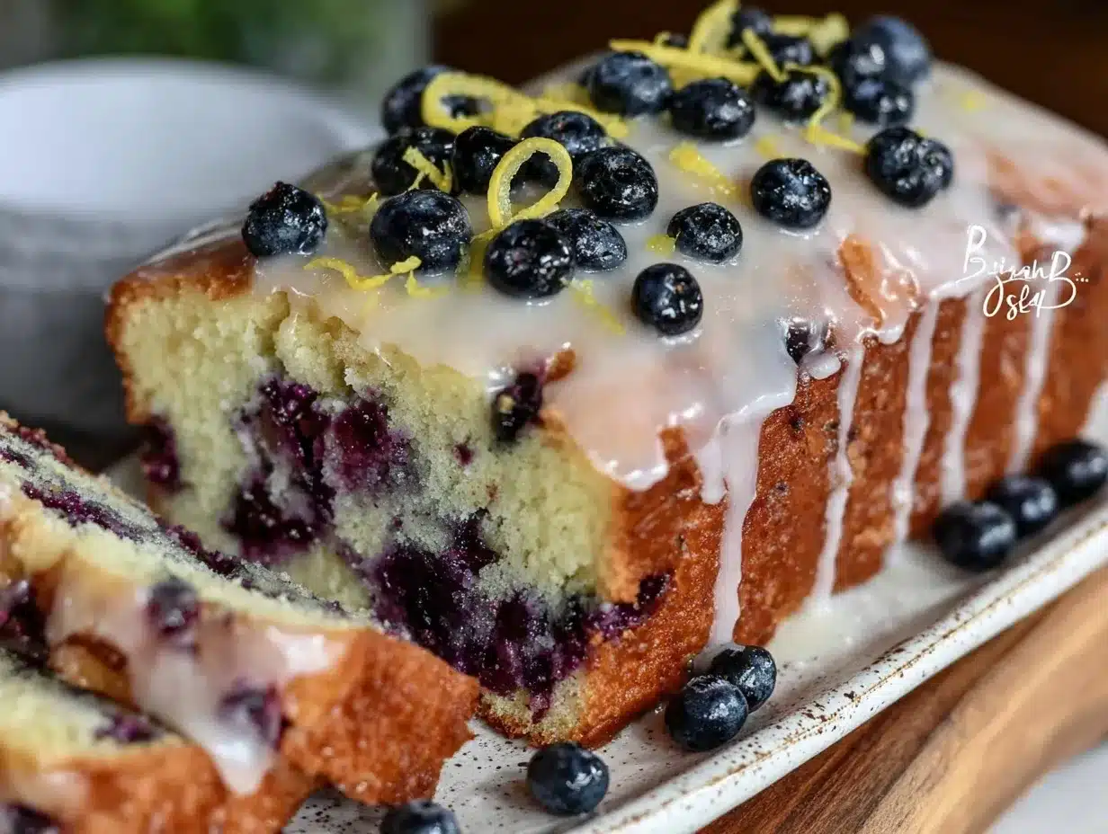 blueberry lemon poke cake preparation steps