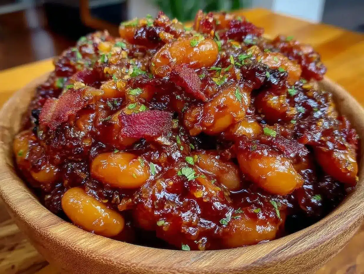 brown sugar bourbon baked beans preparation steps