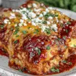 cheesy chicken enchiladas - featured image