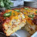chicken enchilada casserole - featured image