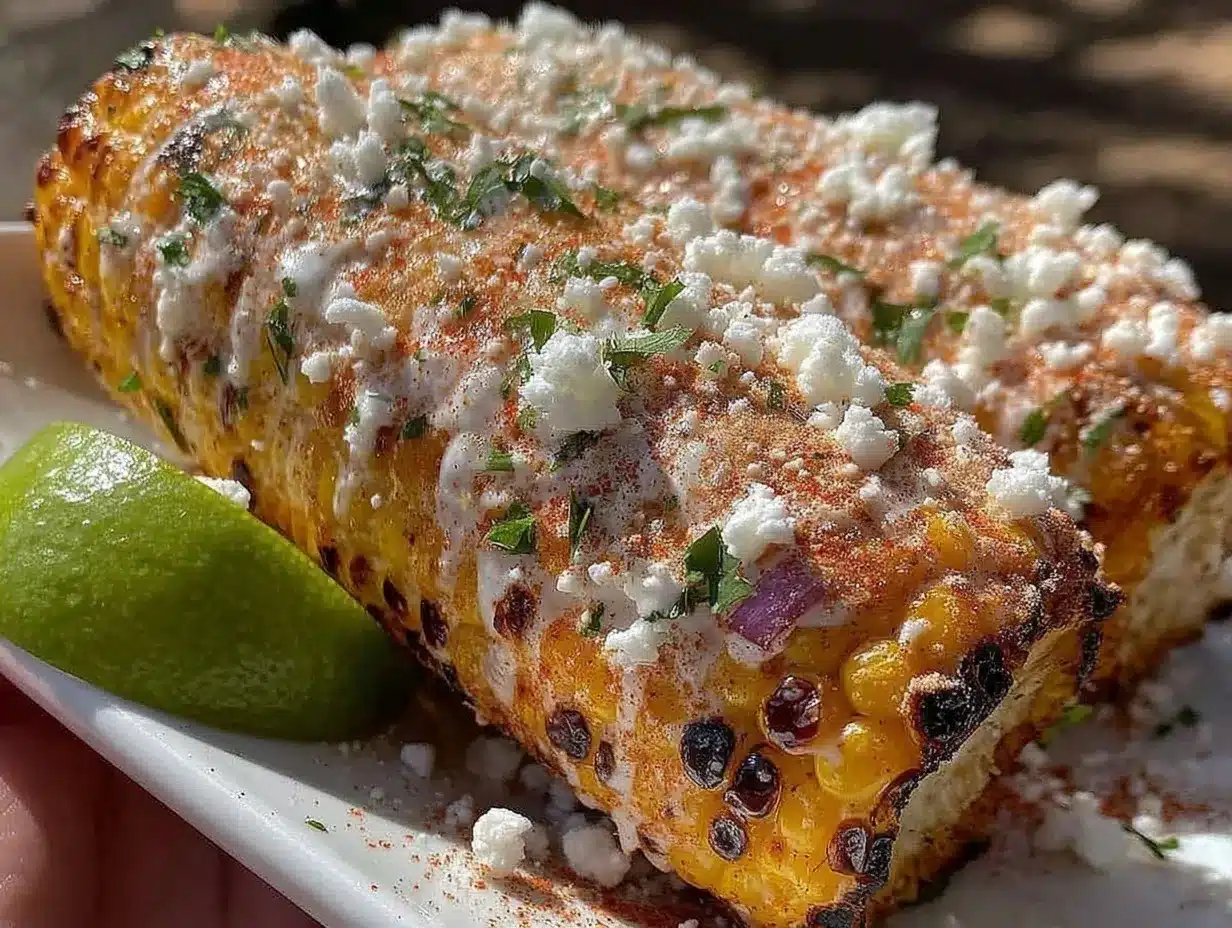 chipotle lime grilled corn preparation steps