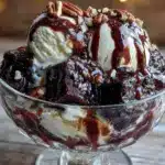 chocolate stout brownie sundae - featured image