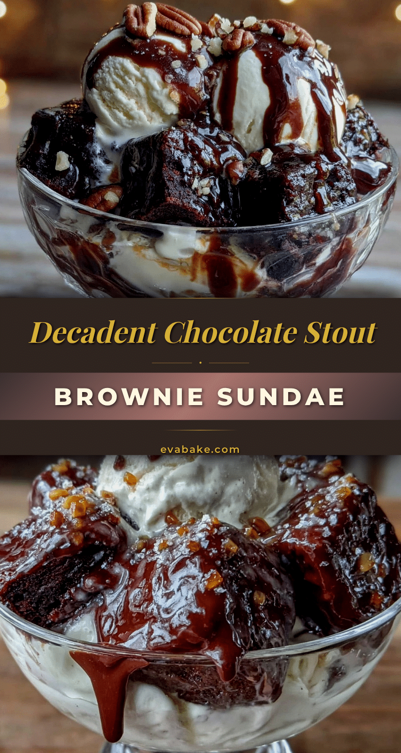 chocolate stout brownie sundae recipe