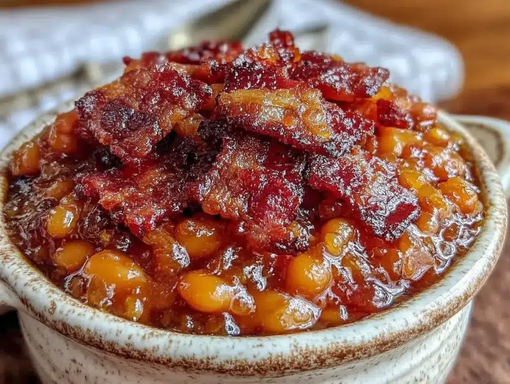 classic southern baked beans - featured image