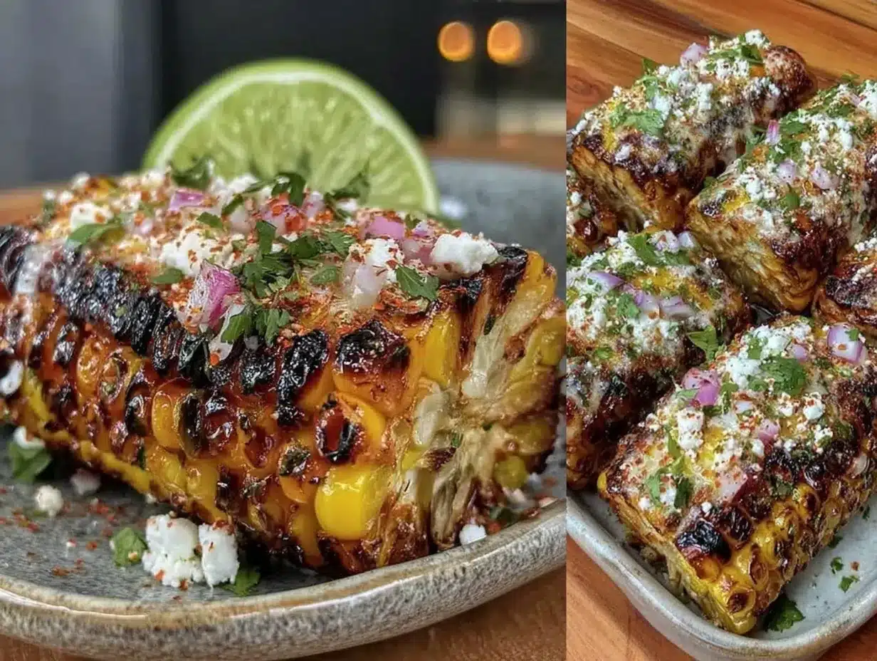 creamy grilled mexican street corn salad preparation steps