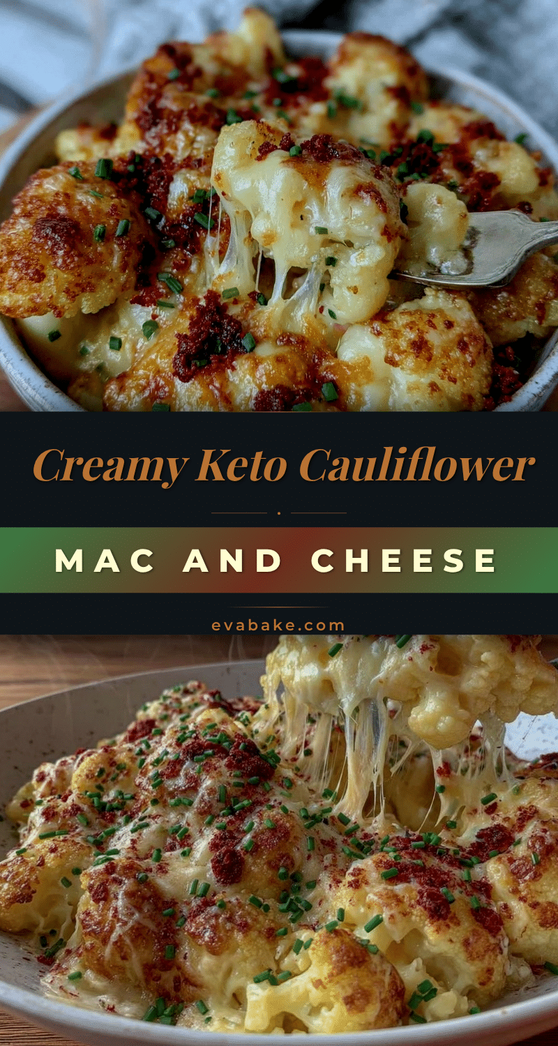 creamy keto cauliflower mac and cheese recipe