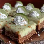 creamy key lime pie bars - featured image