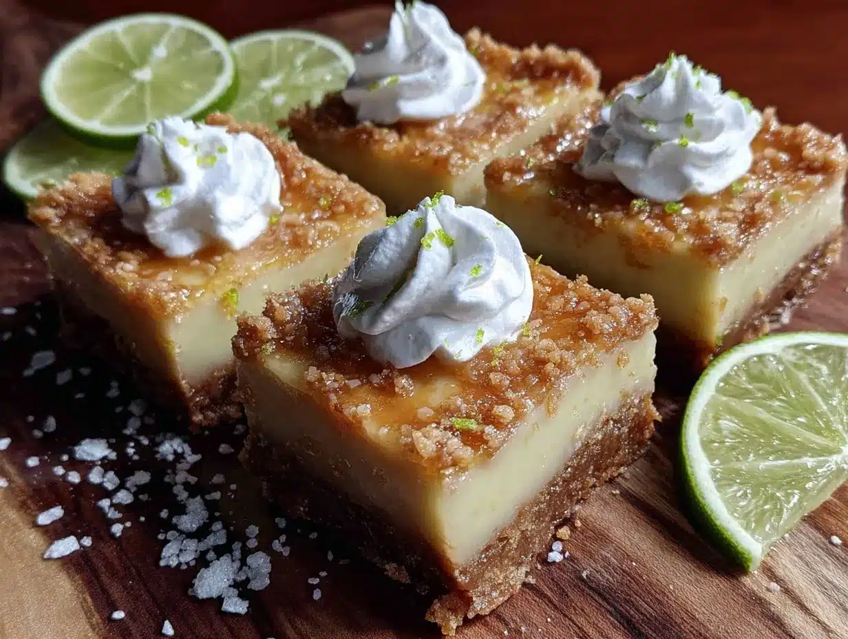 creamy key lime pie bars preparation steps