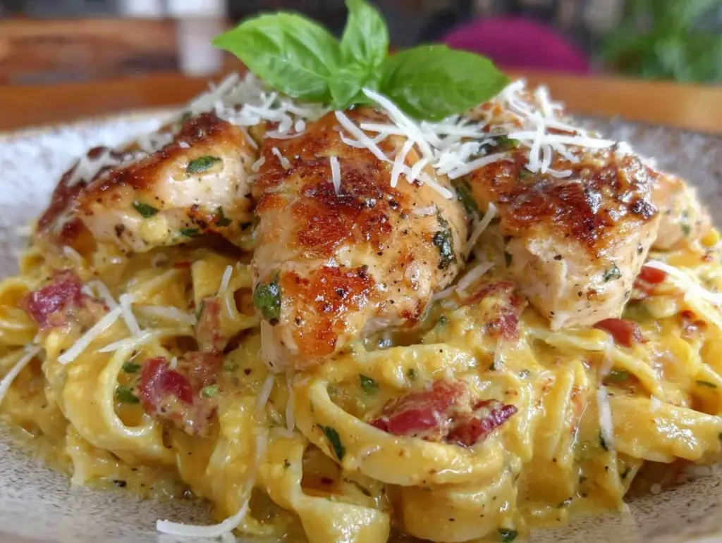 creamy marry me chicken pasta - featured image