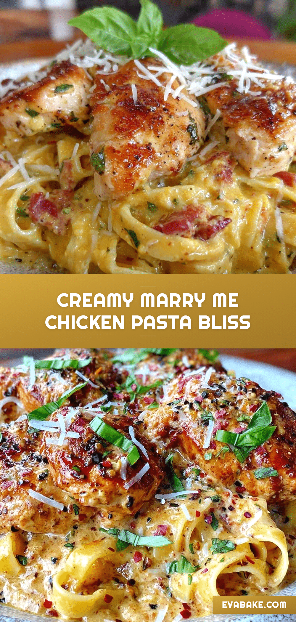 creamy marry me chicken pasta recipe