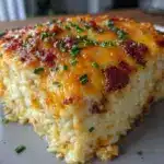 creamy million dollar spaghetti casserole - featured image
