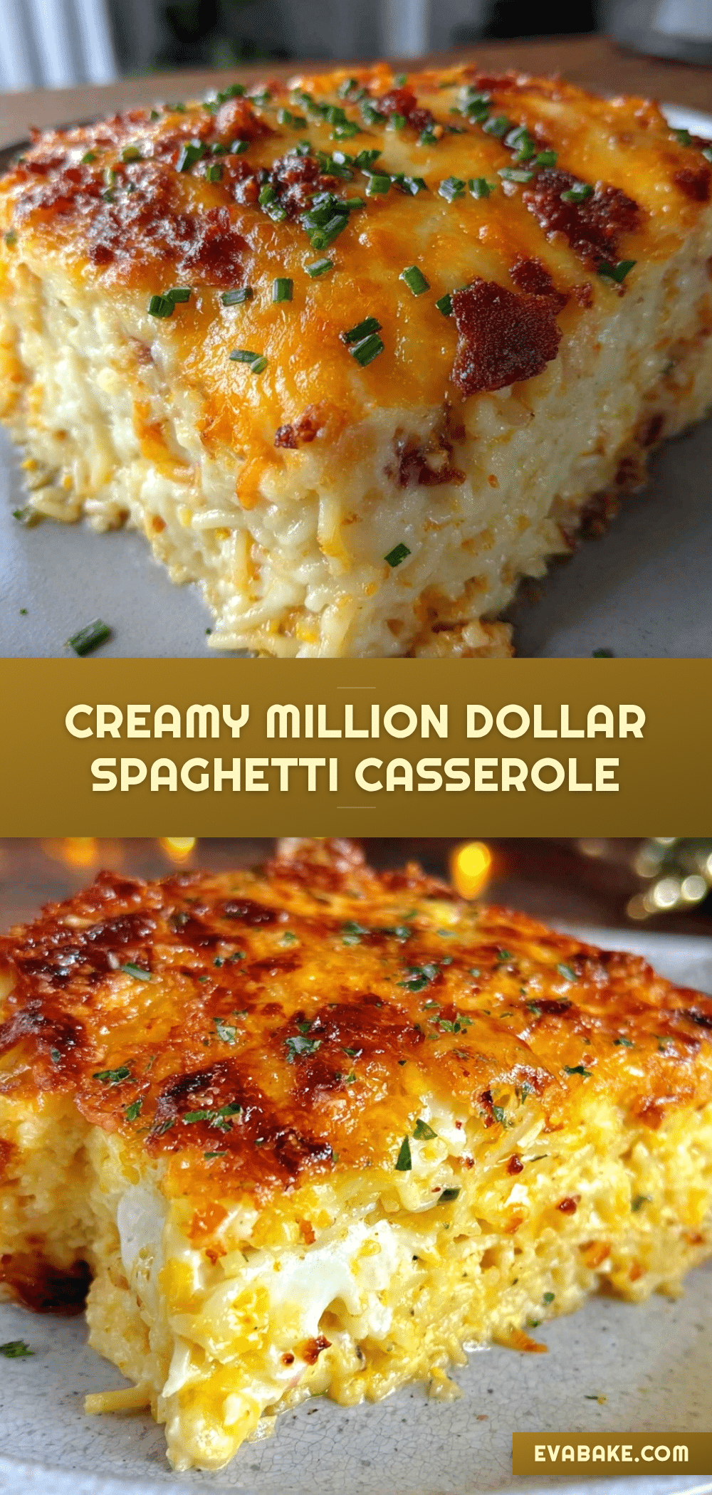 creamy million dollar spaghetti casserole recipe