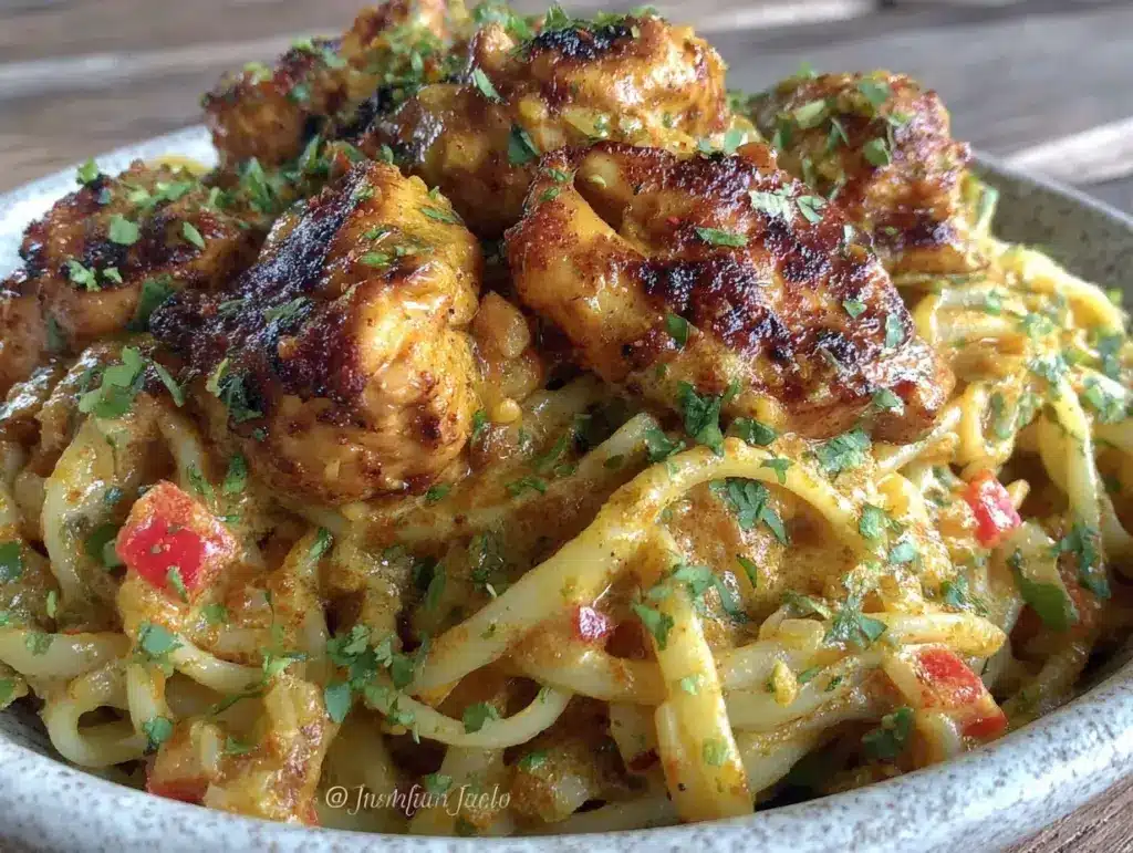 creamy one-pot cajun chicken pasta - featured image