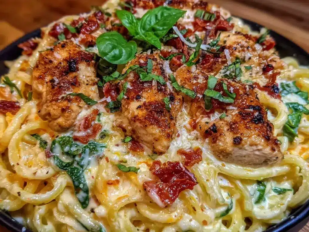 Creamy One-Pot Tuscan Chicken Pasta - featured image
