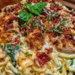 Creamy One-Pot Tuscan Chicken Pasta - featured image