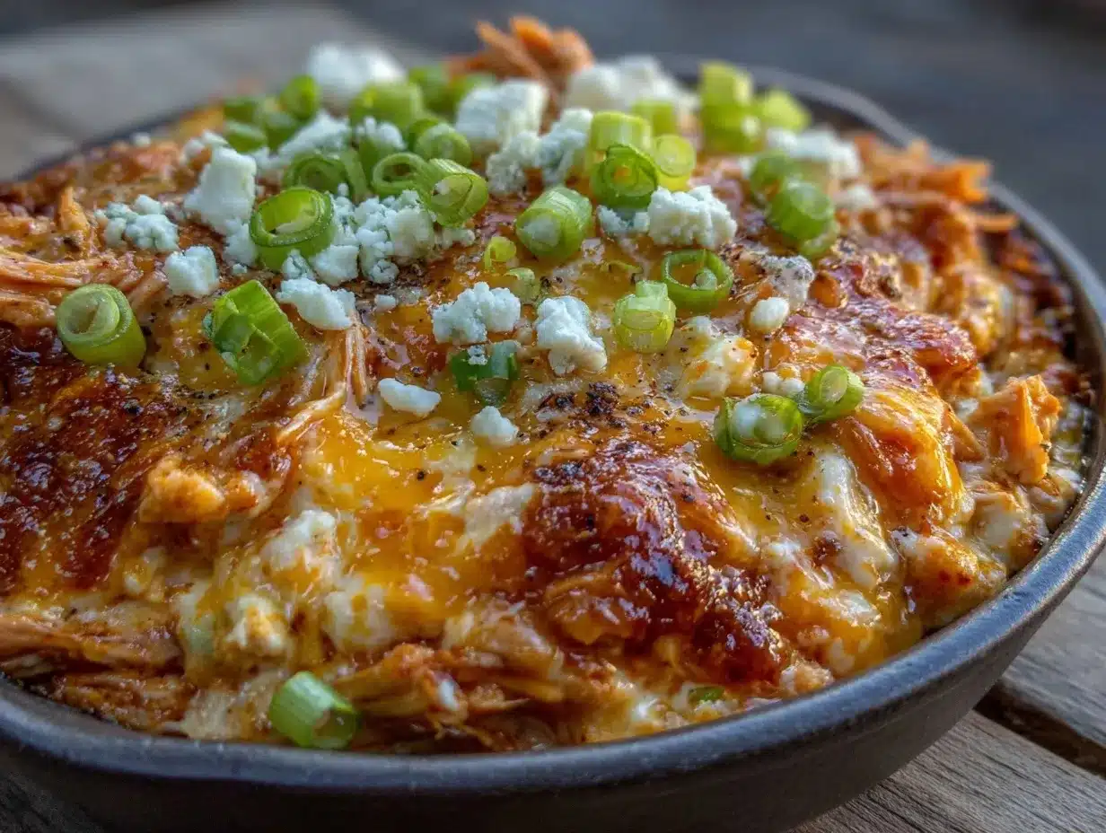 creamy slow cooker buffalo chicken dip preparation steps