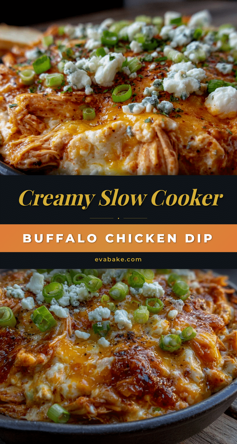 creamy slow cooker buffalo chicken dip recipe