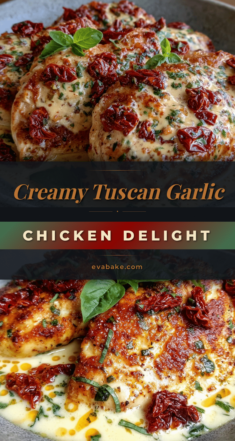 Creamy Tuscan Garlic Chicken recipe