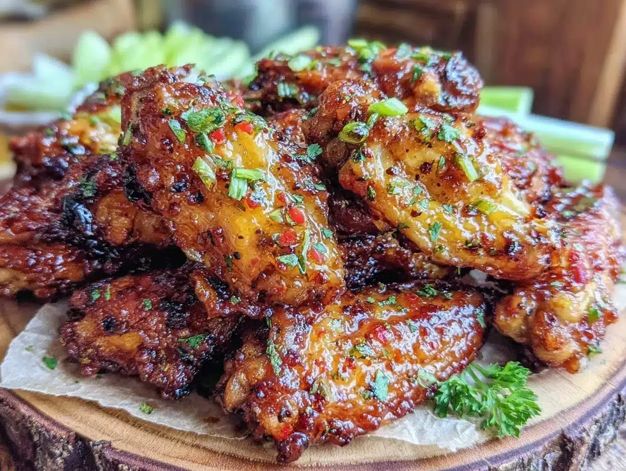 crispy air fryer chicken wings preparation steps