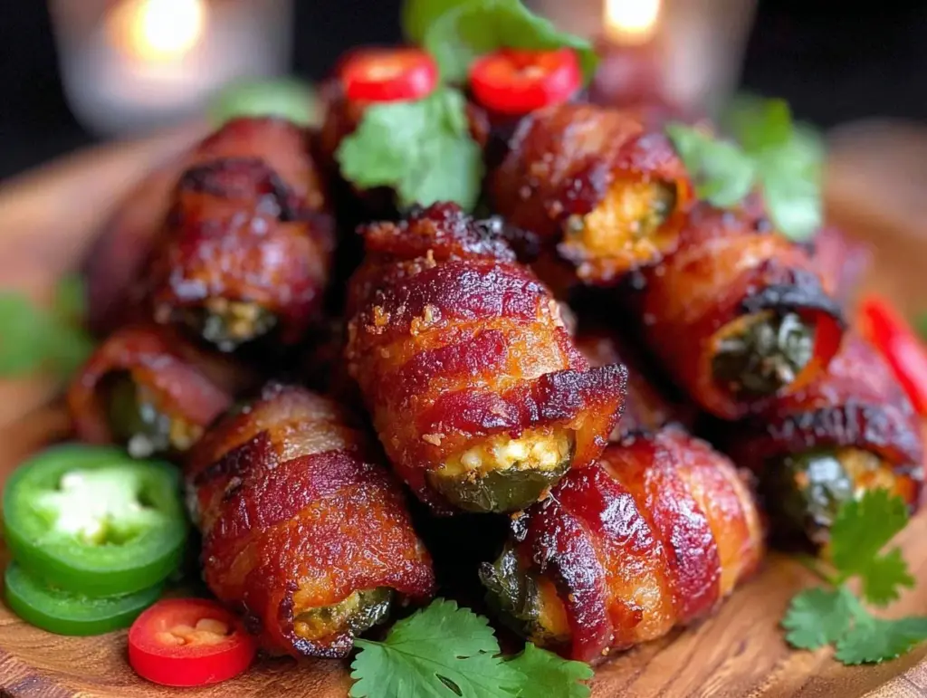 crispy bacon-wrapped jalapeño poppers - featured image