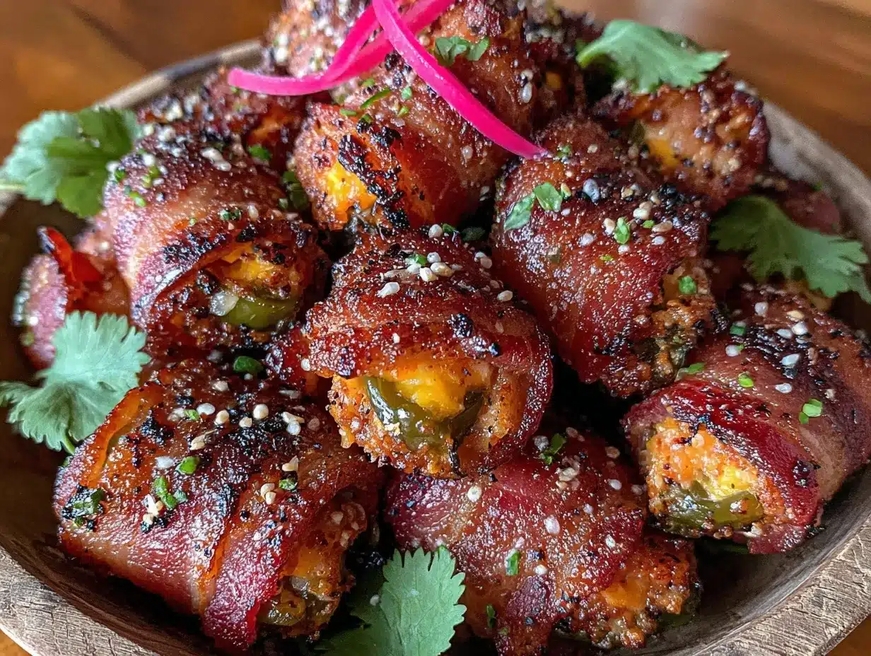 crispy bacon-wrapped jalapeño poppers preparation steps