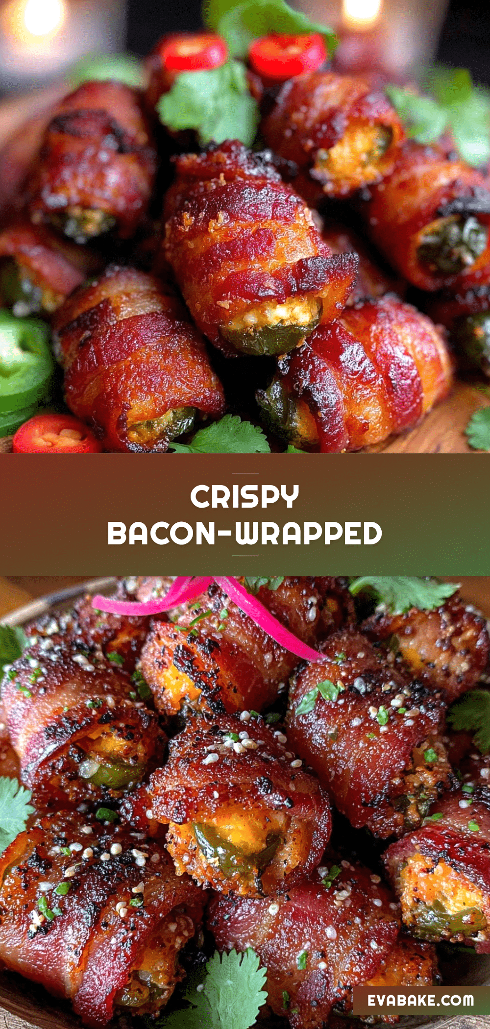 crispy bacon-wrapped jalapeño poppers recipe