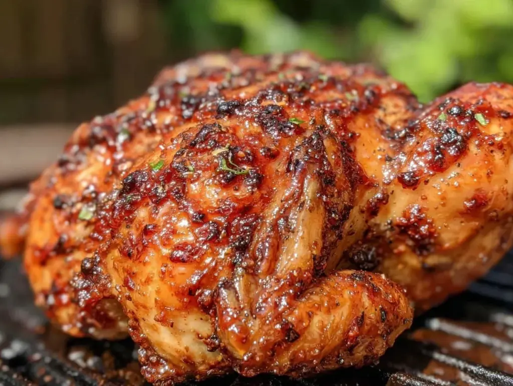 crispy beer can chicken - featured image